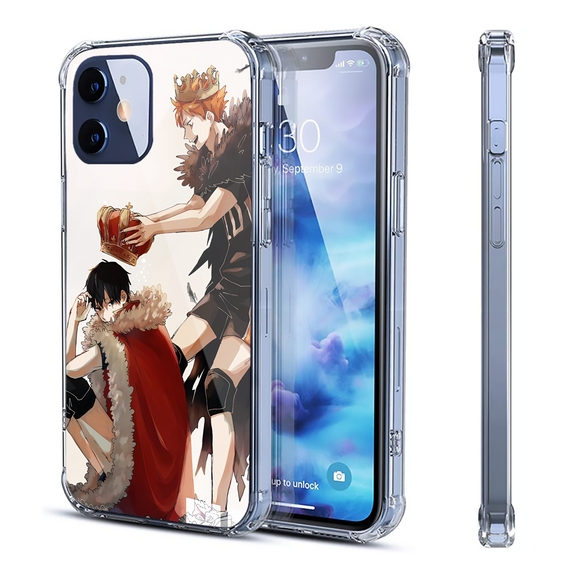 （画像用） ハイキュー!! Haikyu!! 【iPhone 12シリーズ対応】透明スマホケース（クリアソフトケース）